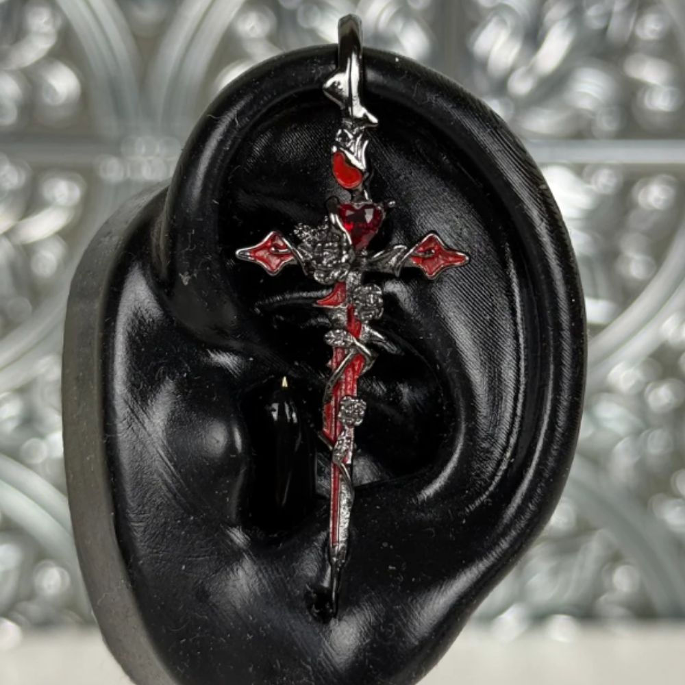 Scarlet Sigil Earrings