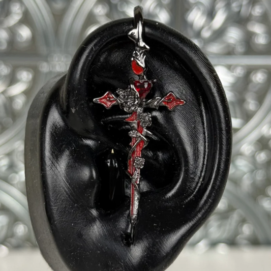 Scarlet Sigil Earrings