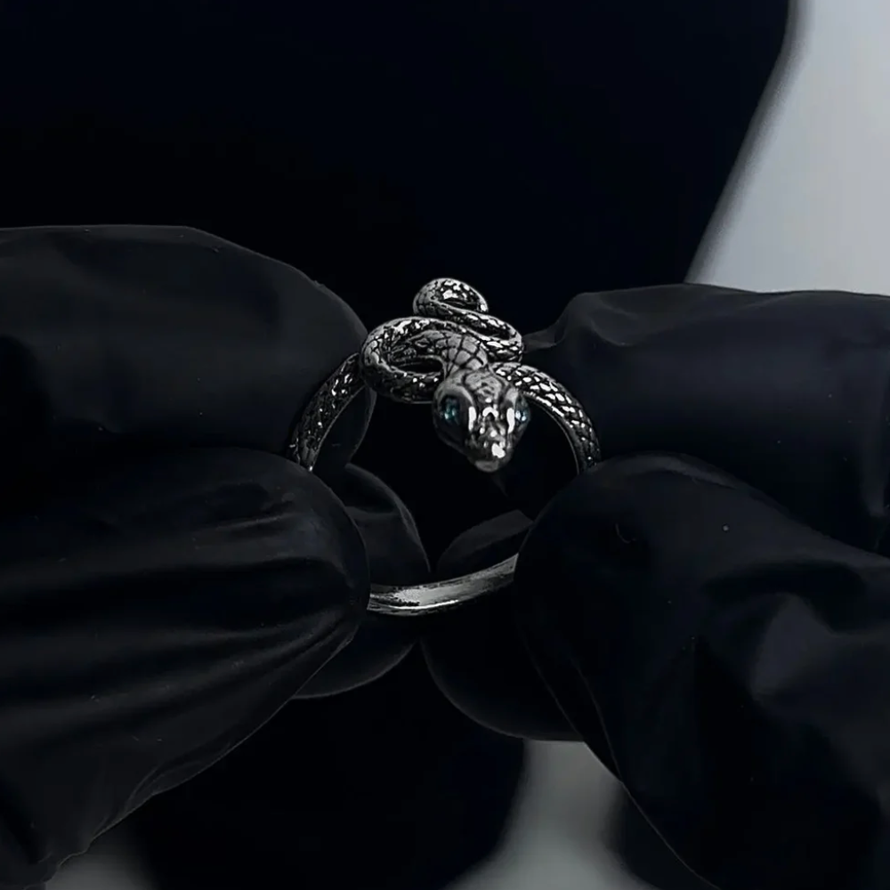 Silver Serpent Ring
